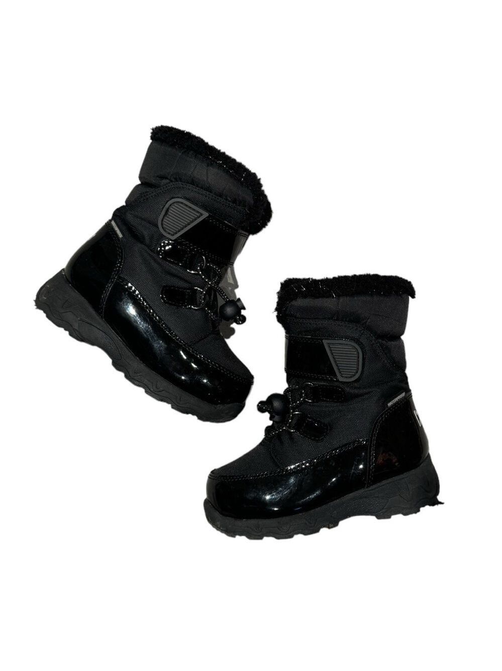 COUGAR black waterproof winter snow boots - size 6C